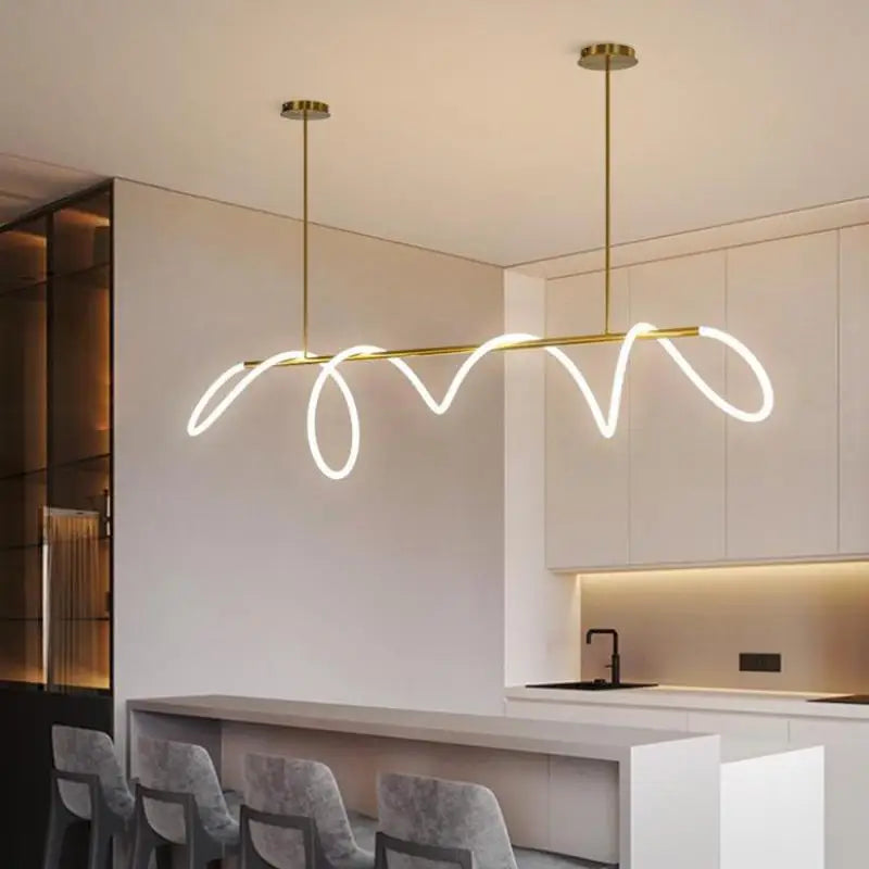 Lámpara colgante de manguera larga LED Decorbites™ para comedor, cocina o bar
