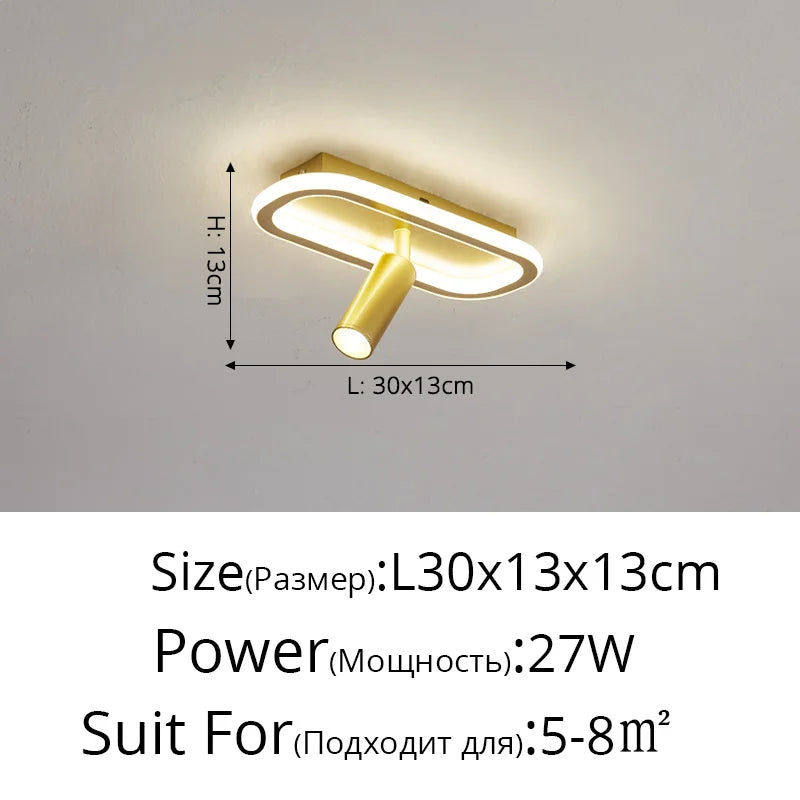 DecorBites™ LED Modern Chandelier for Living Room Bedroom Indoor Lighting