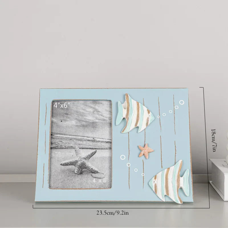 DecorBites™ Coastal Wooden Lighthouse & Ship Model for Mediterranean Home Decor