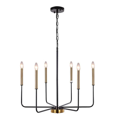 DecorBites™ Iron Candle Chandelier for Living Room Bedroom Dining Room