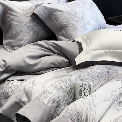 DecorBites™ Egyptian Cotton Bedding Sets: Queen King Ru Sizes - Luxe Bed Linens