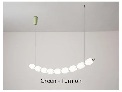 ثريا DecorBites™ Bead Nordic Chandelier: مصباح معلق أنيق لغرفة الطعام، يُناسب طاولة البار، ويُضفي أجواءً مميزة