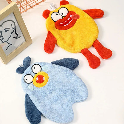 DecorBites™ Kitchen Hand Towel: Soft & Absorbent Coral Velvet Cleaning Cloth, Creative New Year Gift