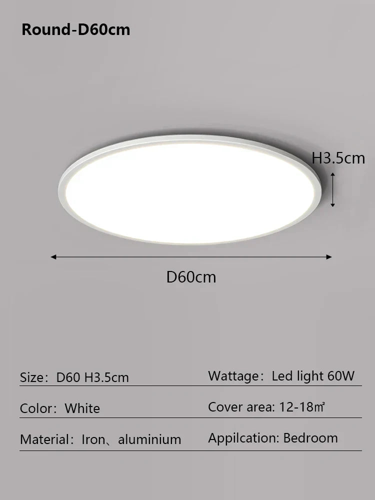 DecorBites™ LED Ceiling Lamp: Modern Minimalist Rectangular Design for Living room, Bedroom, Indoor Lighting