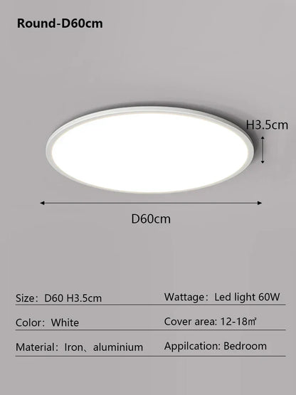 DecorBites™ LED Ceiling Lamp: Modern Minimalist Rectangular Design for Living room, Bedroom, Indoor Lighting