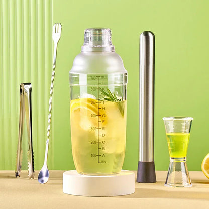 DecorBites™ Cocktail Shaker: Bartender's Beverage Mixer for Champagne & Cocktails
