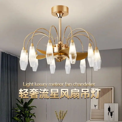 DecorBites™ Ceiling Fan Lights with LED, Modern Indoor Lighting for Living Room, Bedroom, Dining Room