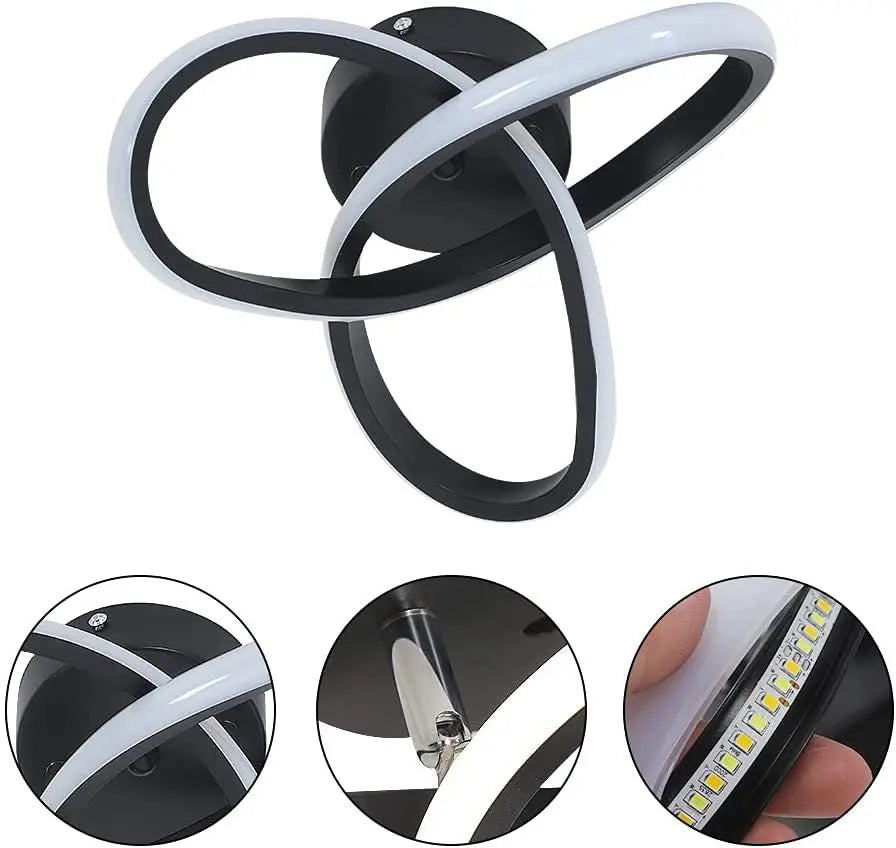 Lámpara de techo LED DecorBites™ para dormitorio moderno, iluminación de superficie para decoración de interiores