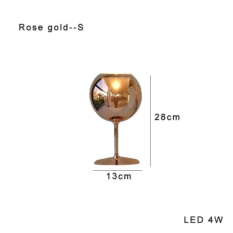 Lámpara de mesa decorativa de cristal cromado oro Decorbites™ para sala de estar de lujo, villa, tienda, café