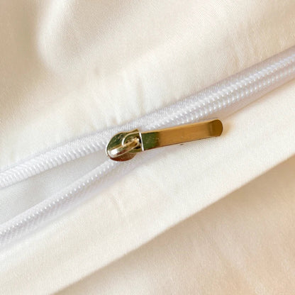 DecorBites™ Chic Flowers Embroidery Bedding Set, 100% Cotton, 400TC