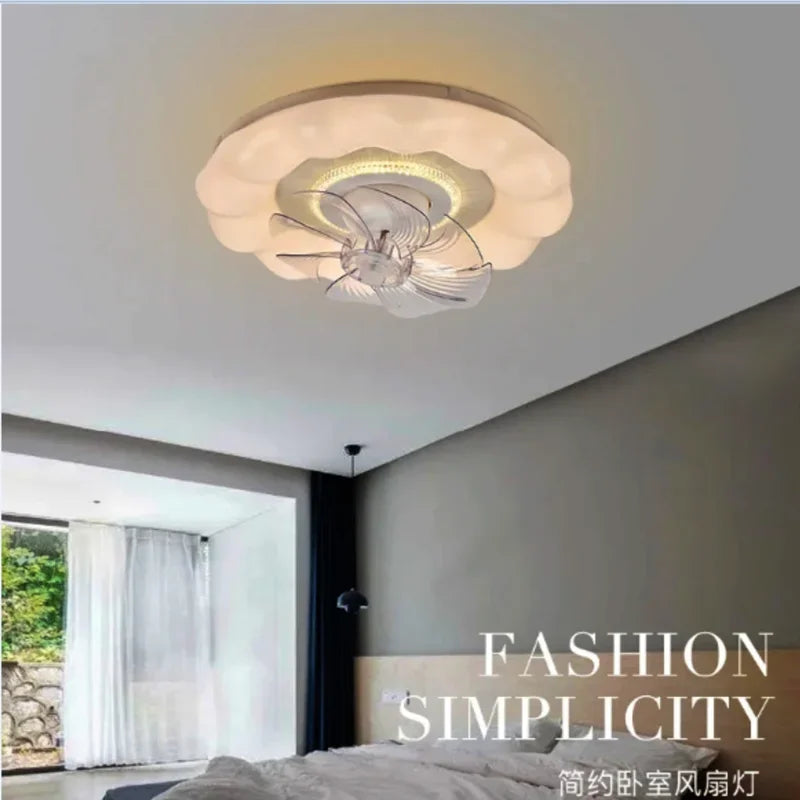 Decorbites™ LED-Deckenventilatorleuchten mit Fernbedienung - Drei Farben, dimmbar für Schlafzimmer-Wohnzimmer