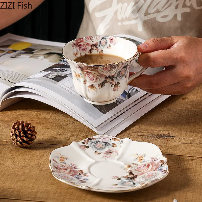 Ceramic Lace Tea Set