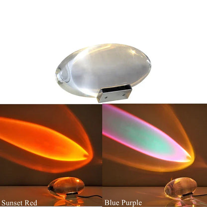 Lámpara de mesa LED de cristal DecorBites™: Elegante luz nocturna para la decoración de la sala de estar y el dormitorio.