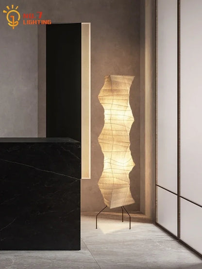 ديكوربايتس™ مصباح أرضي من ورق الأرز الياباني أكاري LED E27 ثريا لغرفة النوم وغرفة المعيشة