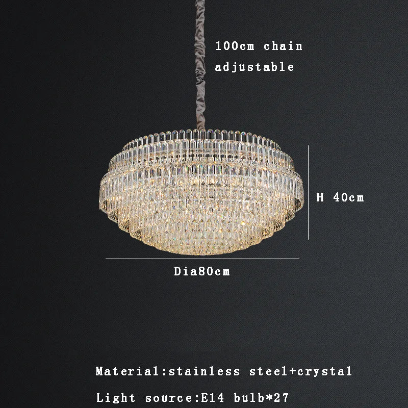 DecorBites™ Crystal Chandelier Lights 2025: Luxury Modern Room Decoration