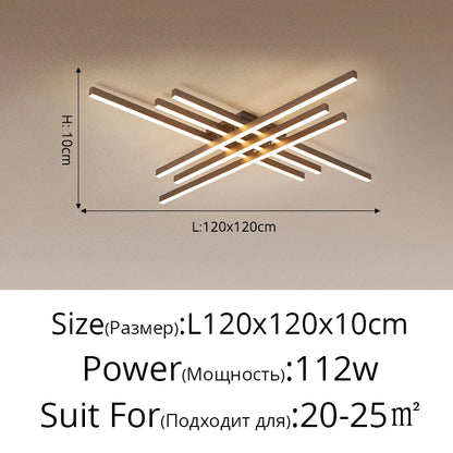 DecorBites™ Gold Black Acrylic LED Chandeliers: Elegant Indoor Lighting for Bedroom, Dining, Living Room