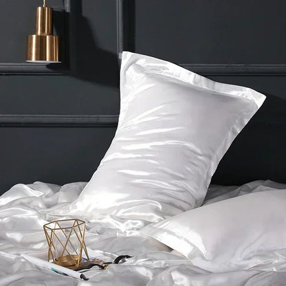 Decobites Silk Pillowcase: Luxurious Silky Soft Skin-Friendly Pillow Cover for Beauty Sleep