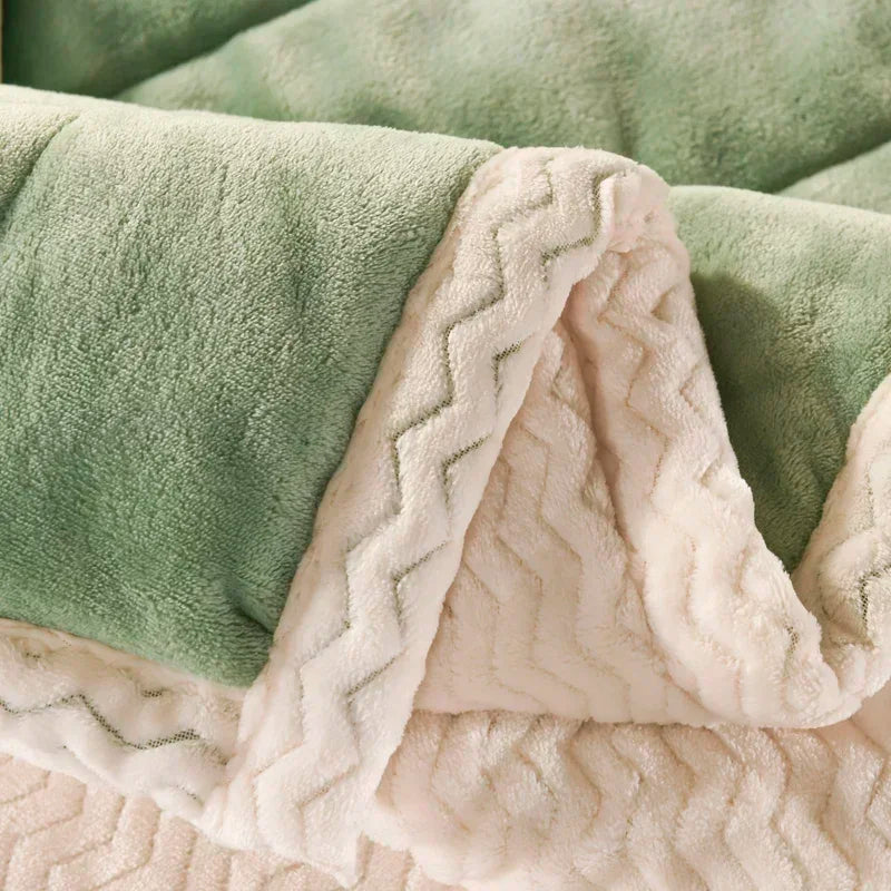 Decobites Milk Fleece Weighted Blanket - European Beibei Velvet Throw Blanket