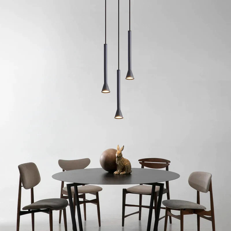 DecorBites™ Horn-Shaped Nordic Pendant Lamp for Modern Living Room and Staircase