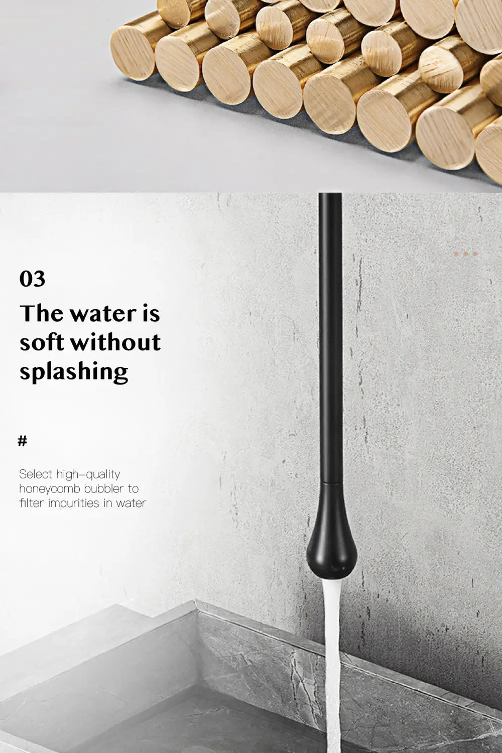 DecorBites™ Brass Black Luxury Bathroom Faucet - Single Handle