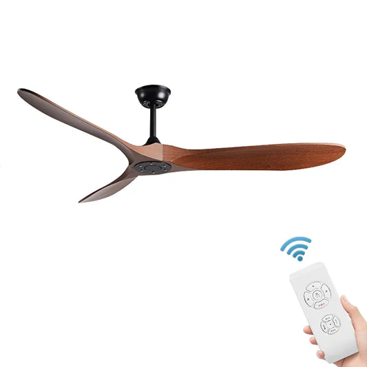 DecorBites™ Industrial Vintage Ceiling Fan ABS Remote Control Large Decorative Retro Blower