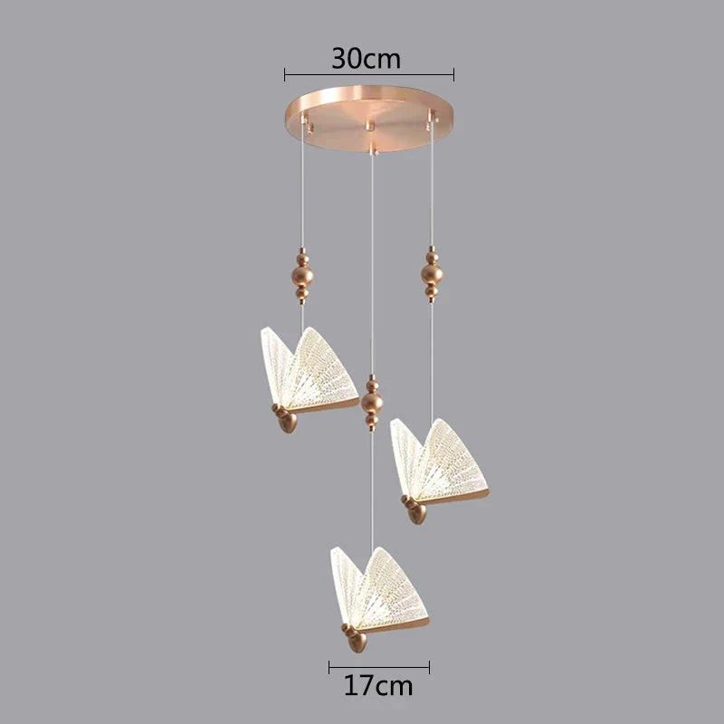 Acrylic Butterfly Pendant Lamp