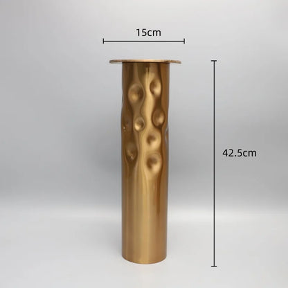 Candelabro DecorBites™ de metal dorado para decoración de habitaciones