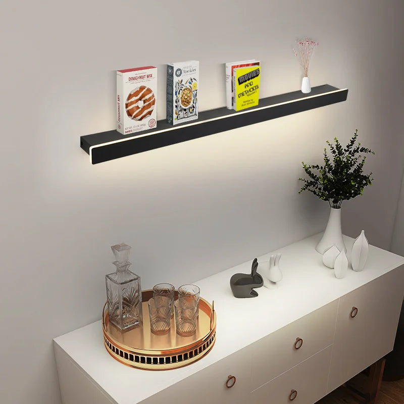 DecorBites™ Acrylic LED Wall Lamps with Hooks for Bedroom Shelves & Background Wall Decor