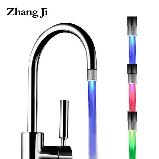 DecorBites™ Bathroom LED Faucet Aerator - Water Saving Colorful Shower Tap Light