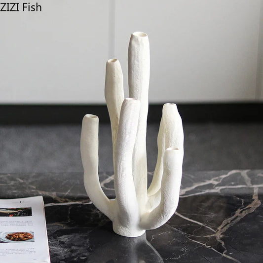 DecorBites™ Coral Landscape Sculpture - Modern Desk Ornament for Room Aesthetics