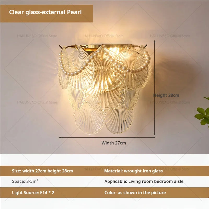 Lámpara de pared de cristal de lujo Decorbites™ para iluminación de pasillos, sala de estar, dormitorio y corredor