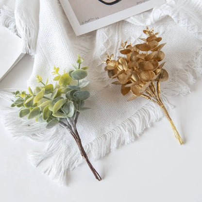 DecorBites™ Eucalyptus Leaves Artificial Plants for Home Garden Wedding Decor