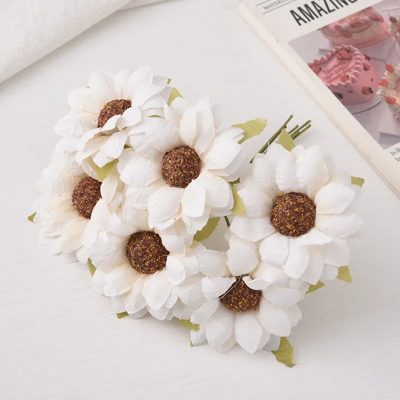 DecorBites™ Daisy Sunflower Bouquet for Wedding DIY Craft Decoration