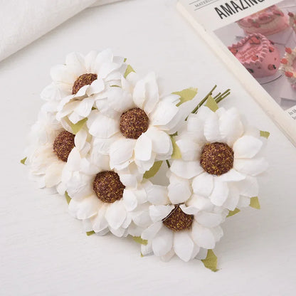 DecorBites™ Daisy Sunflower Bouquet for Wedding DIY Craft Decoration