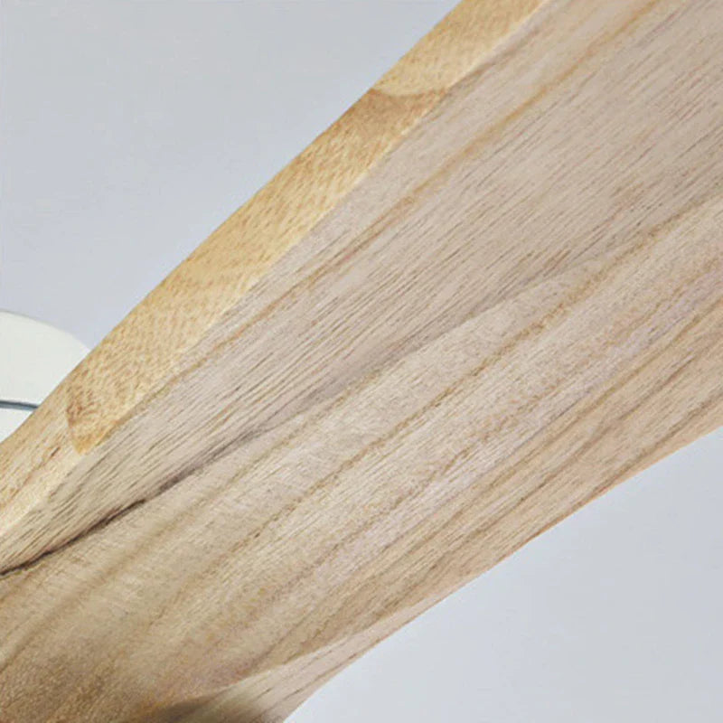 DecorBites™ 52 Inch Retro Ceiling Fan with Wooden Blades and 15W Ceiling Lights