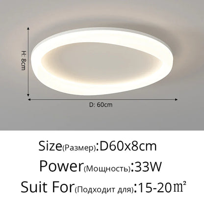 DecorBites™ Cloud Ceiling Light: Simple Modern Intelligent Nordic Design for Bedroom and Living Room