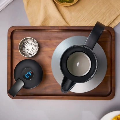 DecorBites™ Insulation Pot: Large Capacity Vacuum Flask with One Key Temperature Display