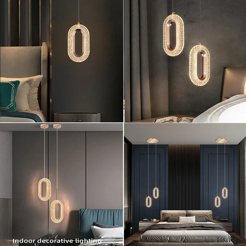 Gold Alloy Pendant Light