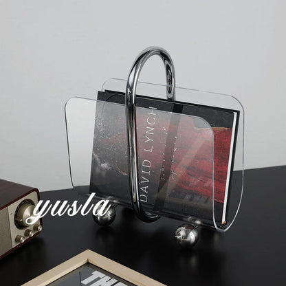 DecorBites™ Desktop Bookshelf Organizer for Home Office Decoration