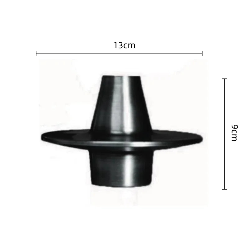 DecorBites™ Golden Geometry Metal Handicraft Flower Vase UFO Home Decor