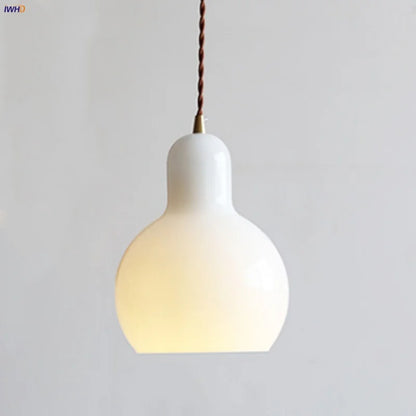 DecorBites™ Glass LED Pendant Lamp | Adjustable Nordic Hanging Light