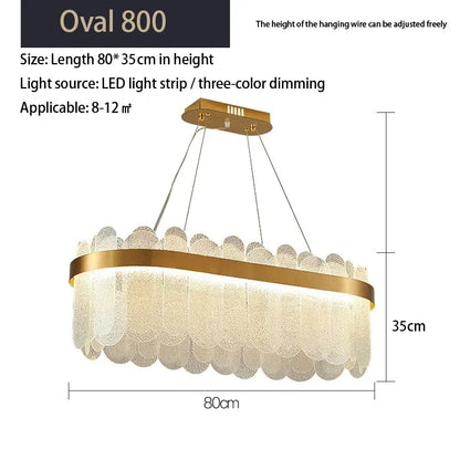 DecorBites™ Crystal LED Chandelier: Modern Round Ceiling Lamp for Living Room, Bedroom & Hotel