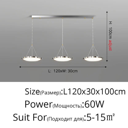 DecorBites™ LED Chandelier Lights for Modern Indoor Living Room, Bedroom & Dining Room