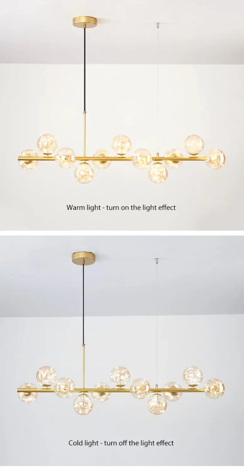 Decorbites™ 9-Licht Moderner Schwarzer LED-Kronleuchter
