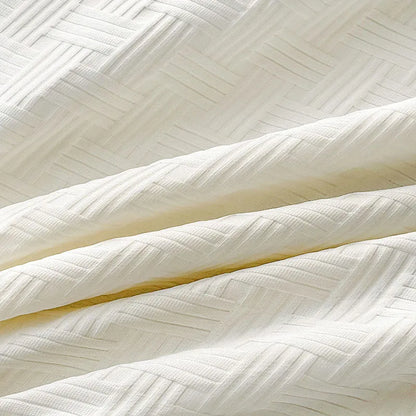 DecorBites™ Jacquard Summer Cool Blanket: Light & Breathable Comforter for Double & Single Beds