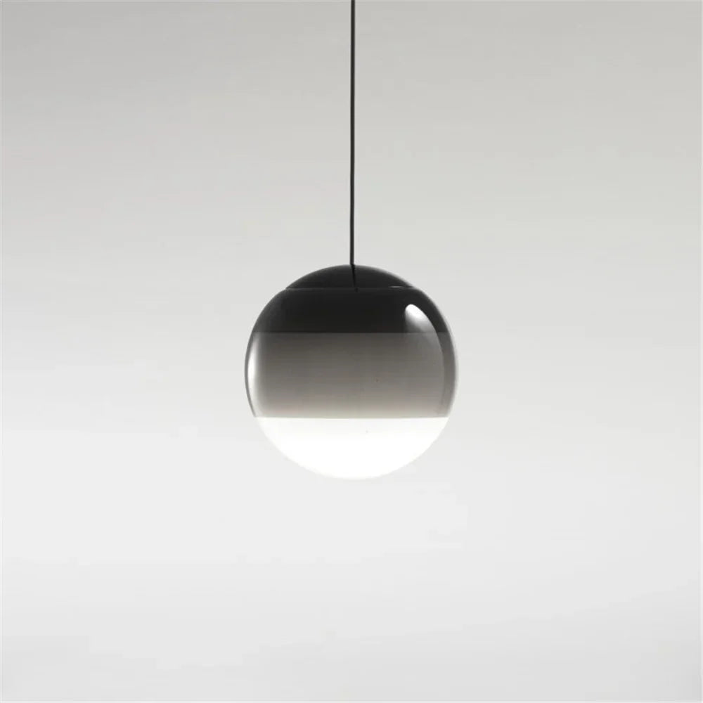 Nordische Minimalistische Farbverlauf-Glas-Kuppel-Hängeleuchten Restaurant Café Kinderzimmer Schaufenster-Dekoration LED-Licht