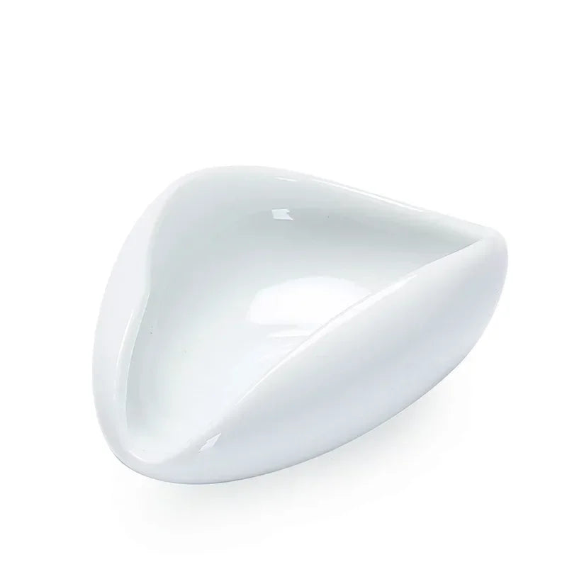 DecorBites™ Ceramic White Dose Trays & Tea Spoon Set