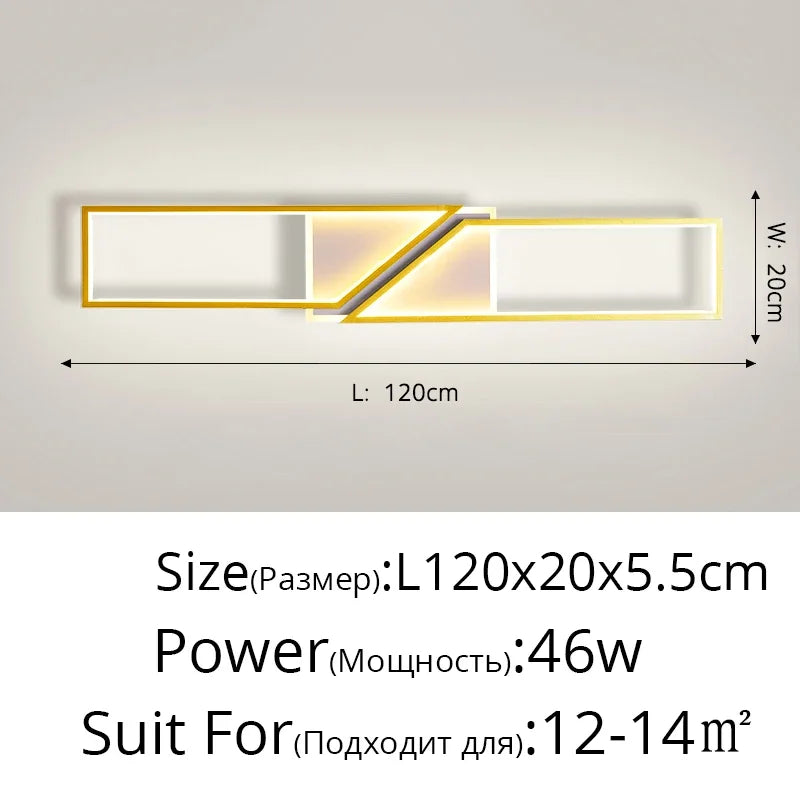 DecorBites™ LED Ceiling Light: Modern Fixture for Living Room, Kitchen & Hallway Lighting