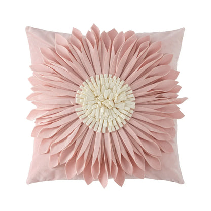 DecorBites™ Handmade Flower Cushion Cover - Elegant Home Decor Pillows