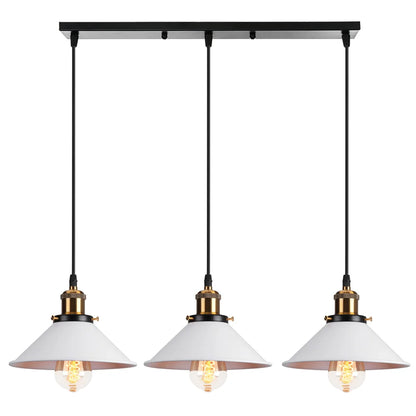 Decorbites™ Industrielle Nordische Pendelleuchten mit Mehrfarbiger Lampenschirm für Küche und Esszimmer